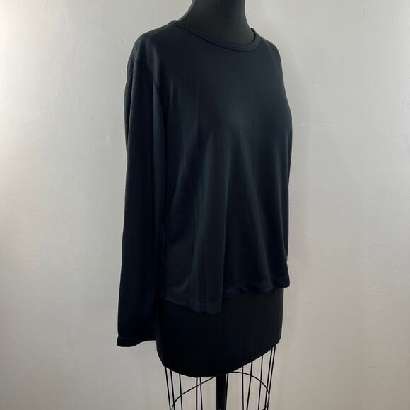 PATAGONIA Capilene Black Crewneck Midweight Long Sleeve Pullover Baselayer Top L - Picture 4 of 10